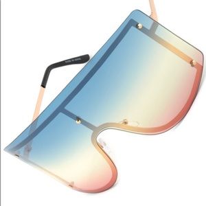 •Mask On• Rainbow Bright Oversized Masked Sunnies